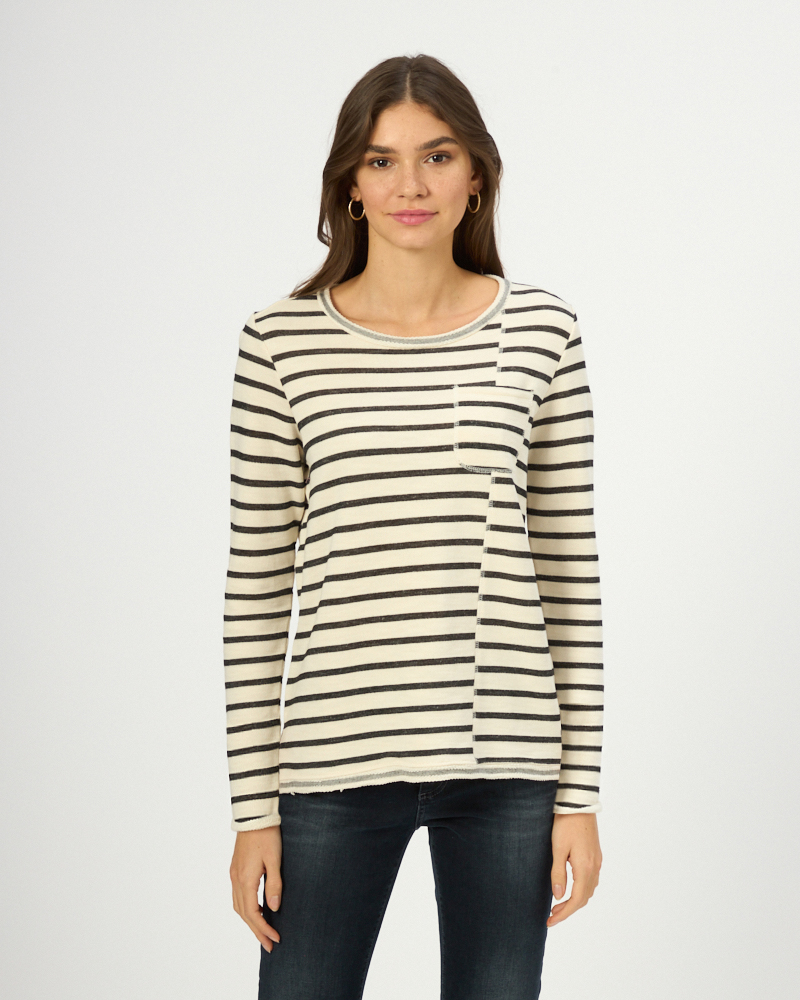 SHIRT MIT RUNDHALS-AUSSCHNITT