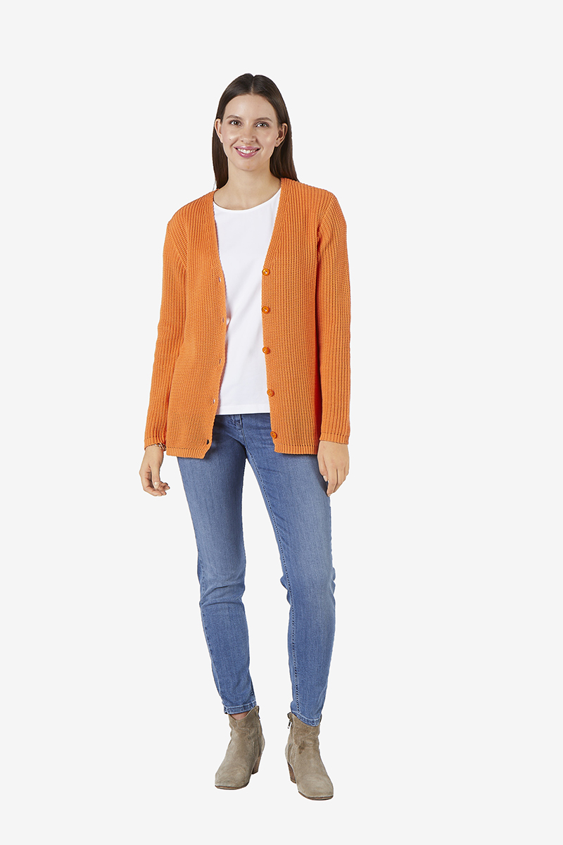 Strickjacke_mango_Vollansicht_411063_Sarah NACHHALTIGER CARDIGAN IN 2 FARBEN