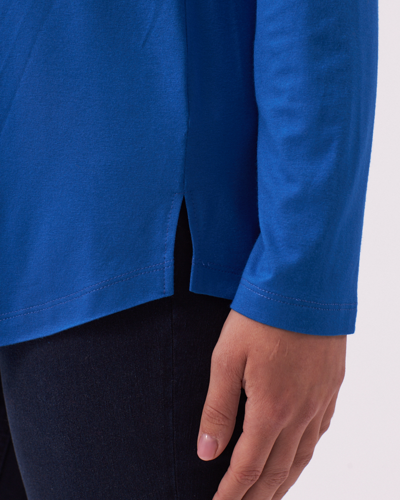 LÄSSIGES JERSEY-SHIRT