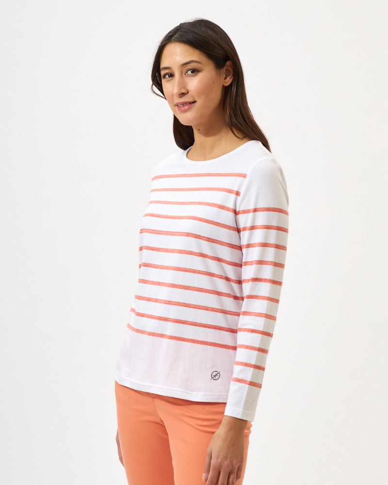SHIRT MIT U-BOOT-AUSSCHNITT