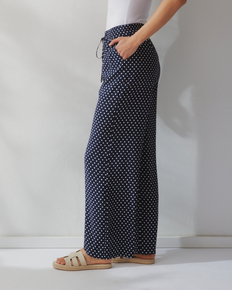 PALAZZOHOSE N MIT PUNKTEN