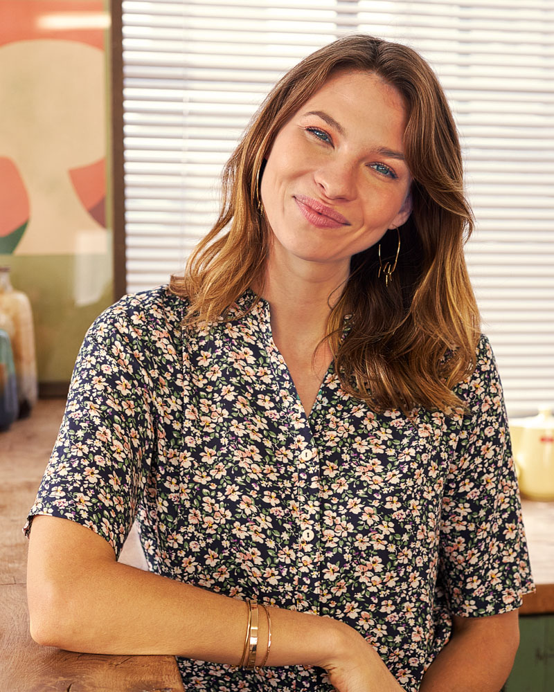 LOCKERE VISKOSE-BLUSE LOCKERE VISKOSE-BLUSE