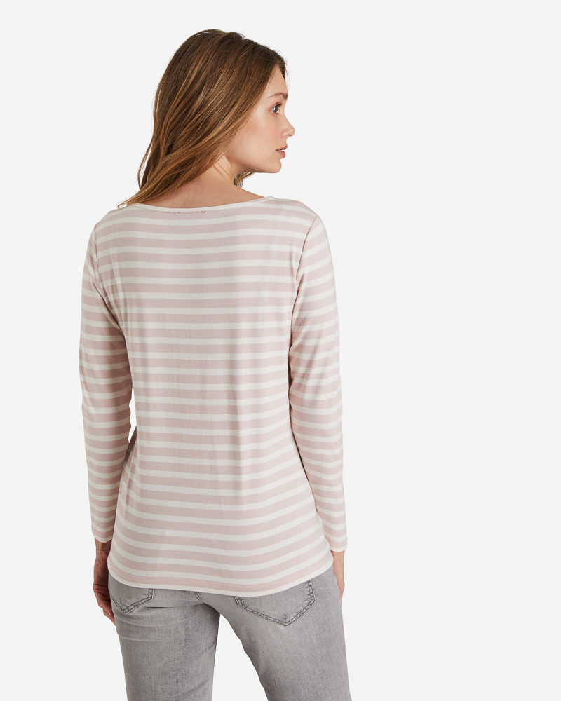 Ringelshirt_rose_gestreift_hinten_412046_Melba RINGELSHIRT VON SUNA