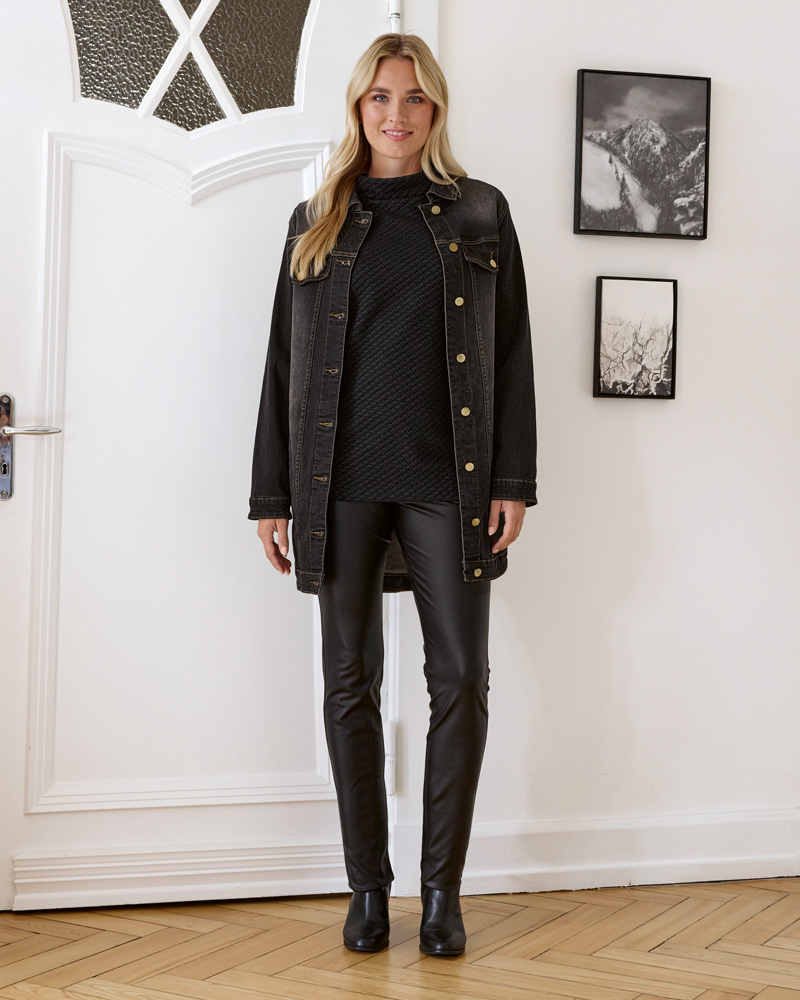 Rock Rebel Stiefel Emp Rock Rebel By EMP Damen Schwarze Lederjacke