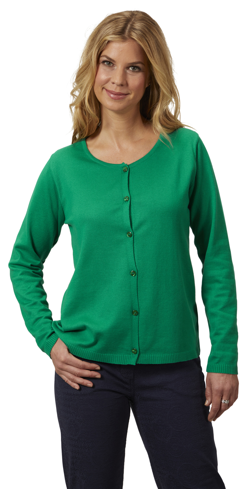 JACKE-381068N4taIvWUWrE6h BASIC-STRICKJACKE IN 2 FARBEN