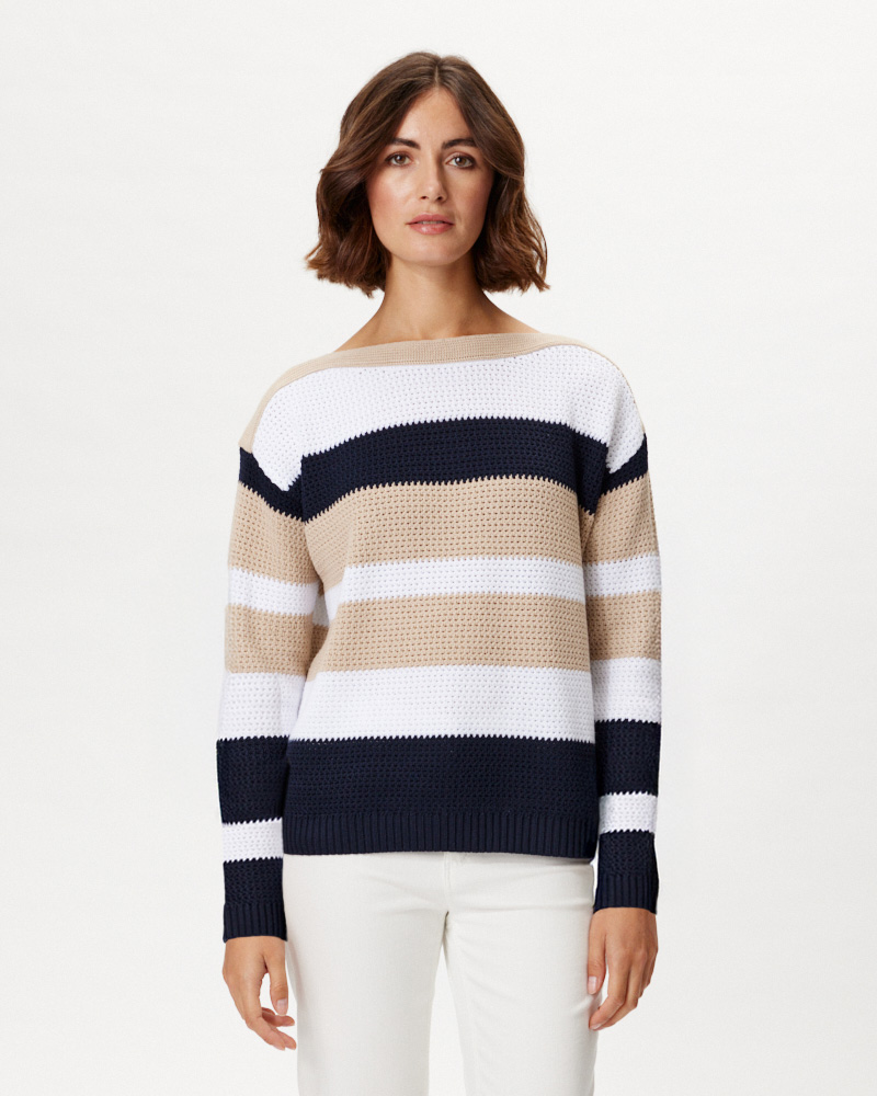 SOMMERPULLI MIT STREIFEN
