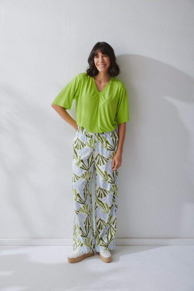 SOMMERHOSE N AUS LEINEN-MIX