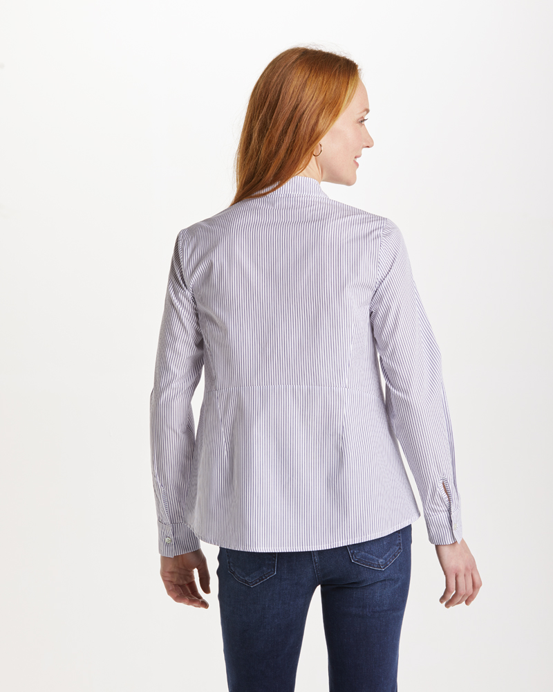 Bluse_blau_weiss_gestreift_421066_Macy_hinten EDLE STREIFENBLUSE