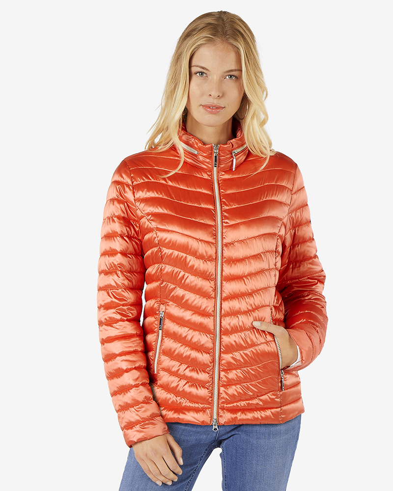 Jacke_mango_411002_Patty GREEN GOOSE-STEPPJACKE