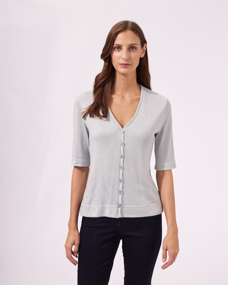 LEICHTE SCHIMMERNDE SHIRTJACKE