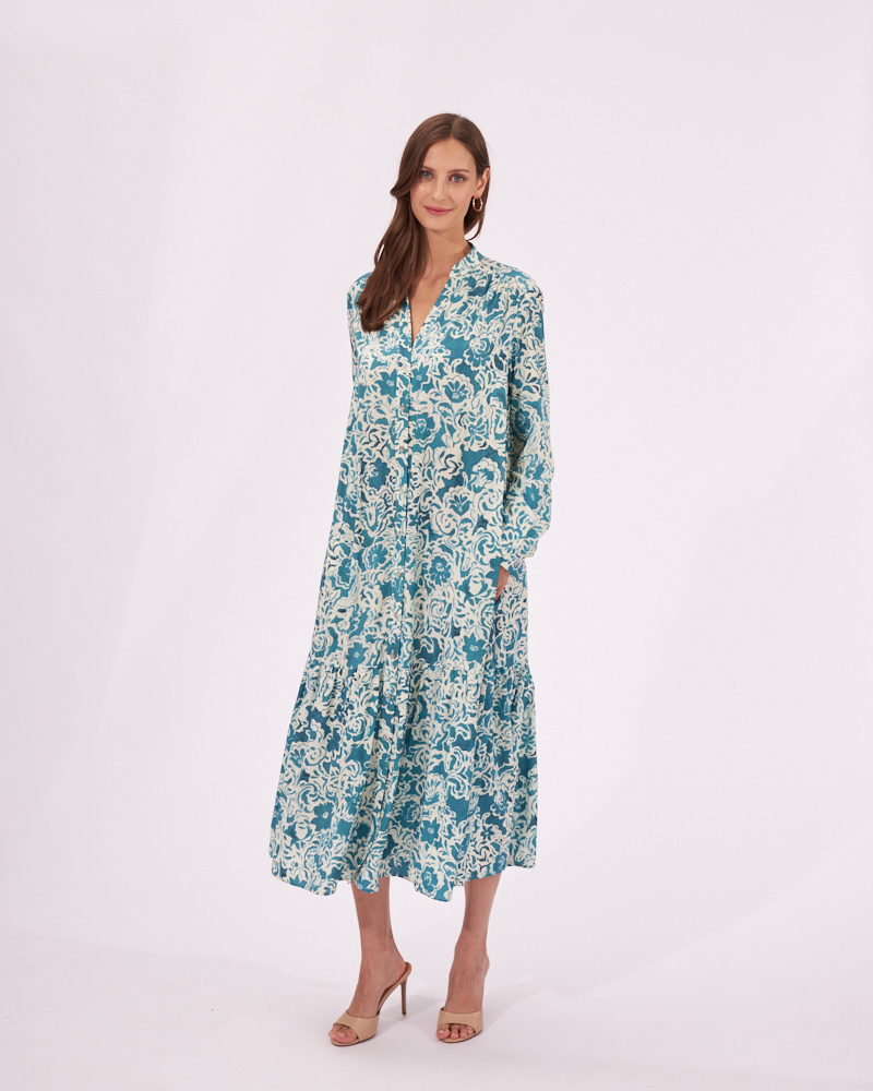 SOMMERKLEID AUS VISKOSE SOMMERKLEID AUS VISKOSE