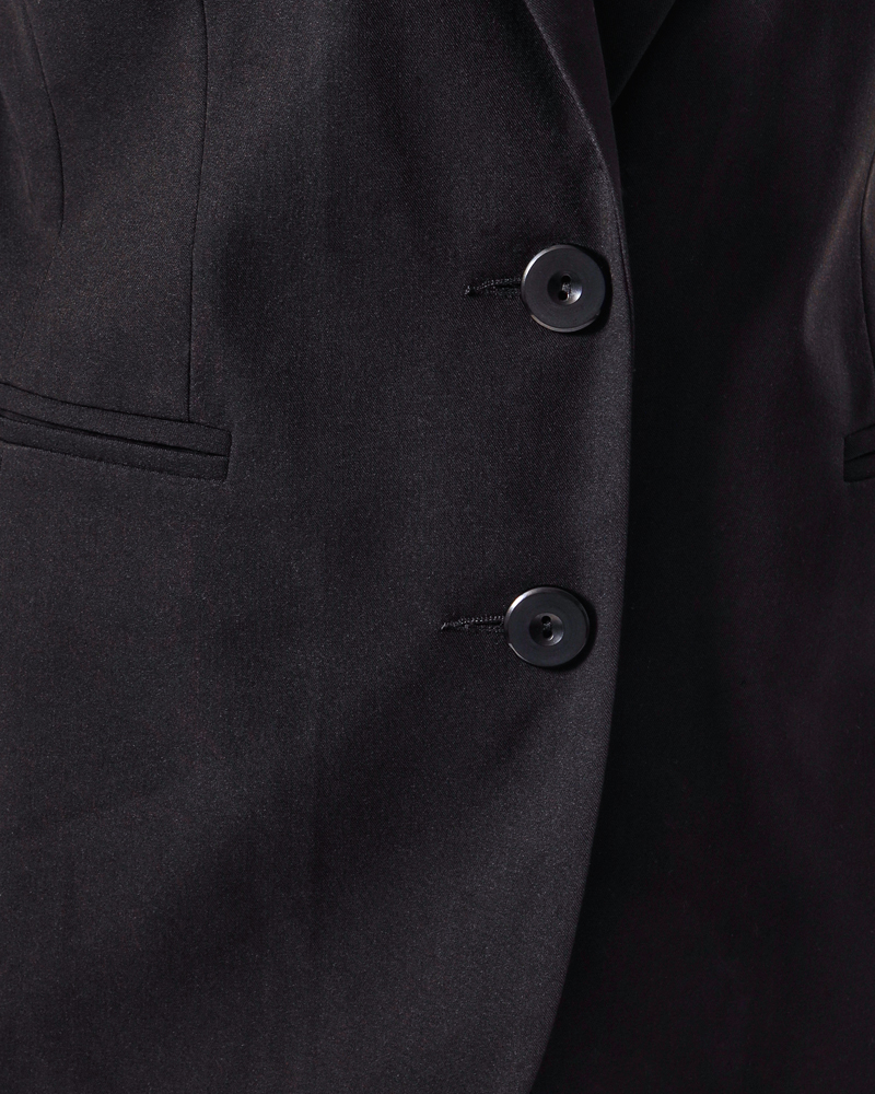 BLAZER MIT REVERSKRAGEN BLAZER MIT REVERSKRAGEN