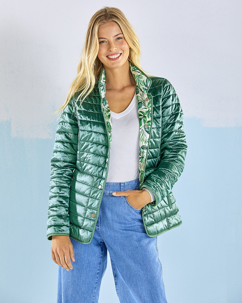 WENDE-STEPPJACKE GREEN GOOSE WENDE-STEPPJACKE GREEN GOOSE