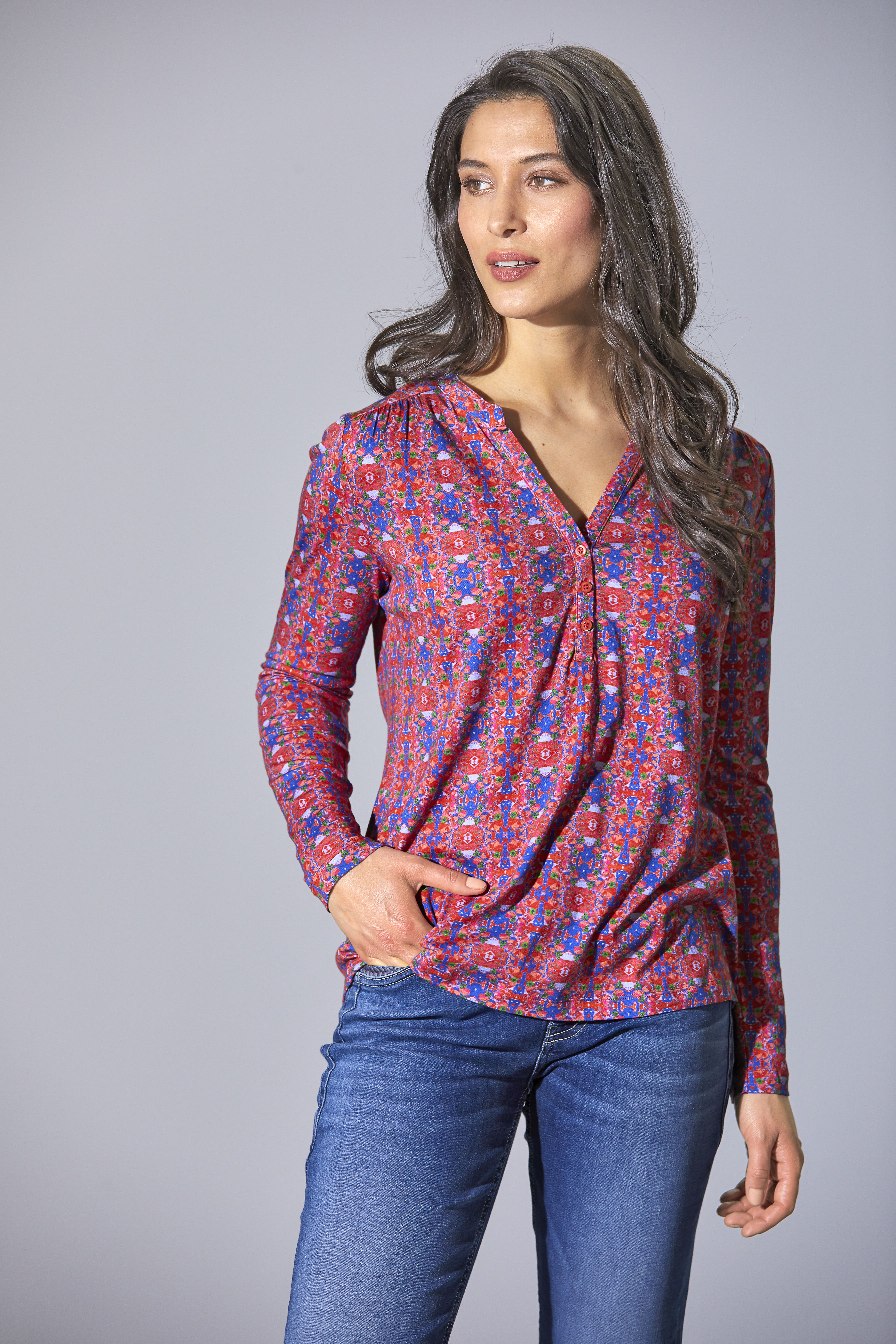 Blusenshirt_rot_gemustert_421153-min BLUSENSHIRT