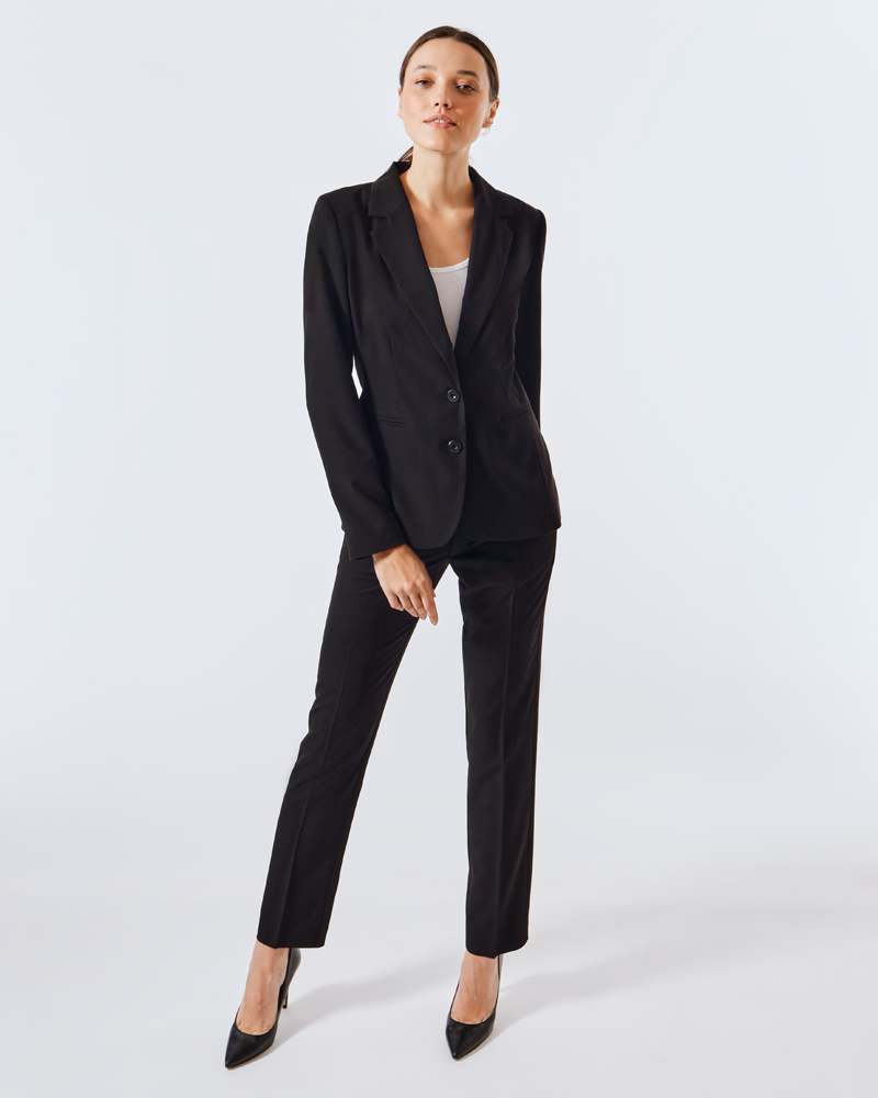 BLAZER MIT REVERSKRAGEN BLAZER MIT REVERSKRAGEN