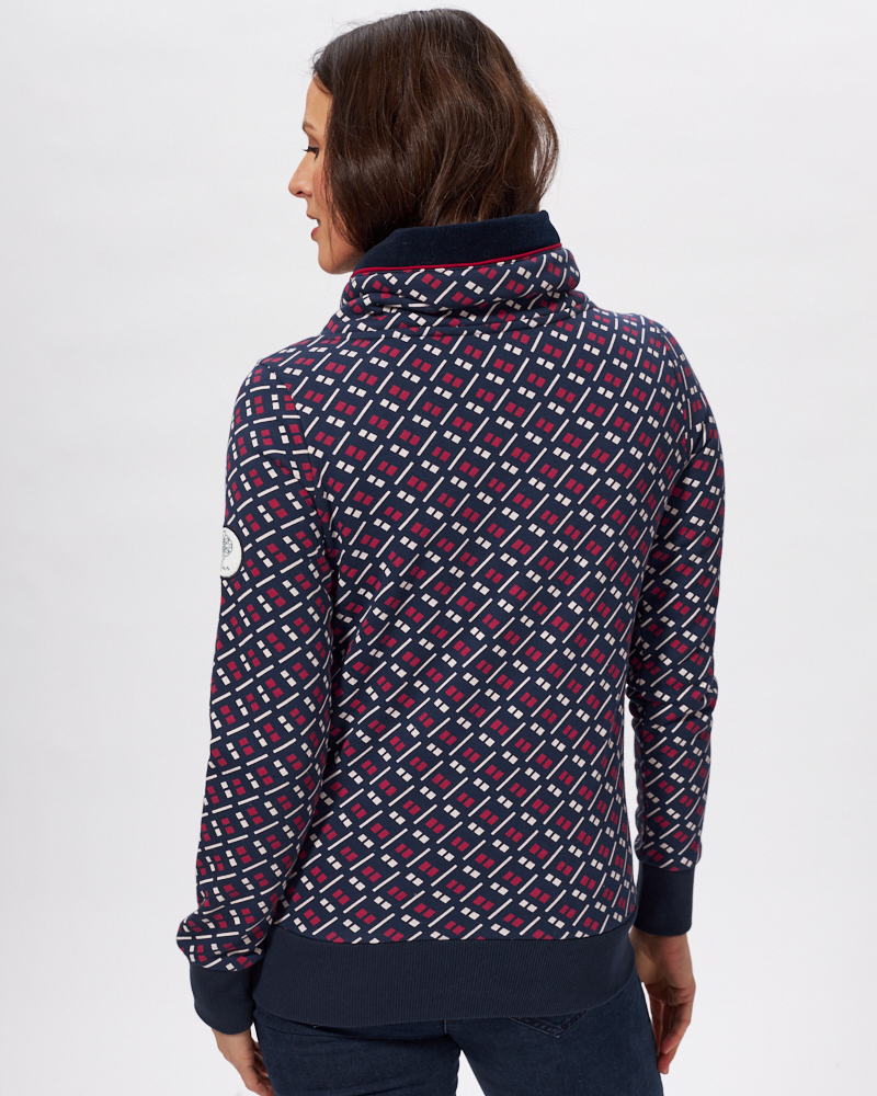 SWEATSHIRT IM MUSTERMIX SWEATSHIRT IM MUSTERMIX