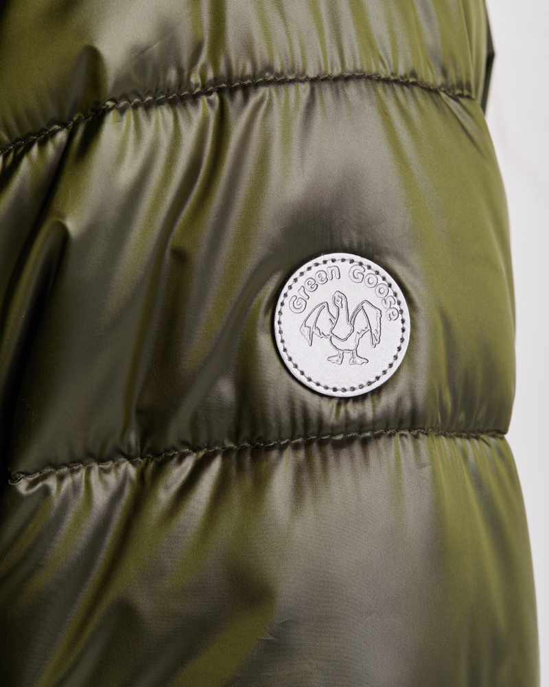 Steppjacke_oliv_421028_Masuku_Detail-2 FEDERLEICHTE STEPPJACKE