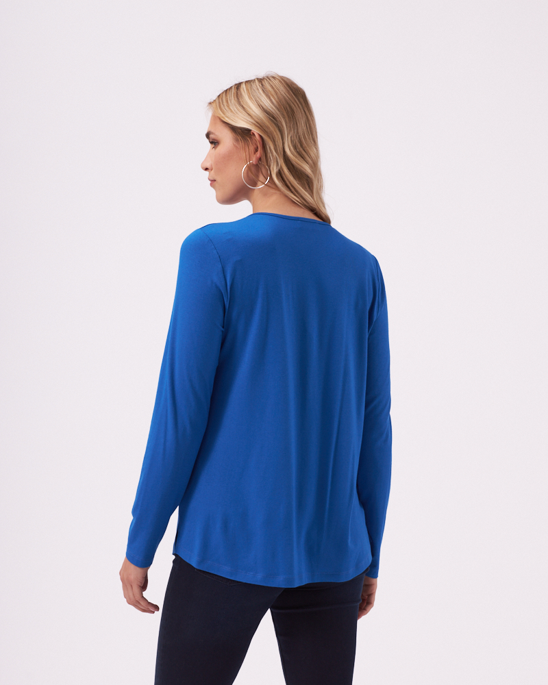 LÄSSIGES JERSEY-SHIRT