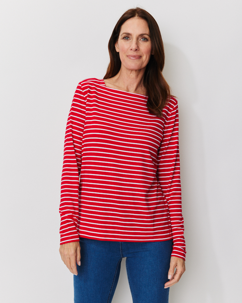 Streifen-Longshirt