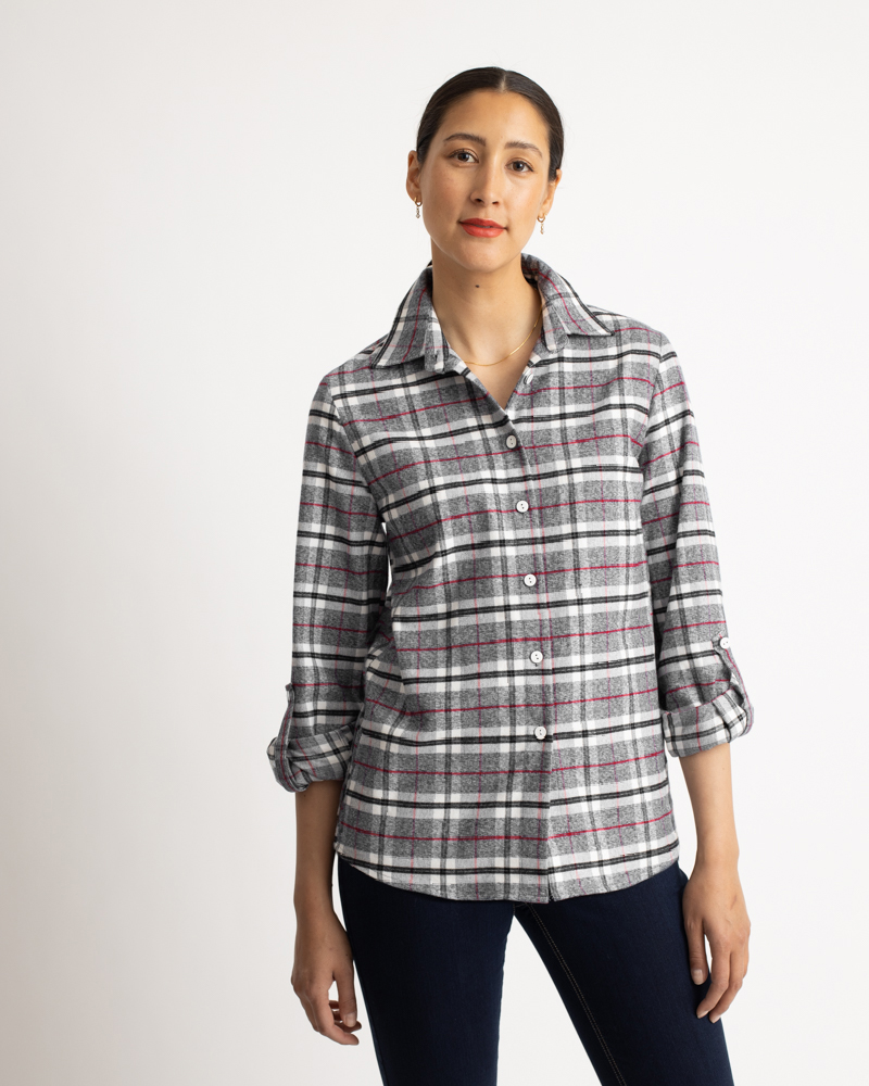 Bluse_grau_kariert_422017_Fynn_Detail FLANELL-HEMD