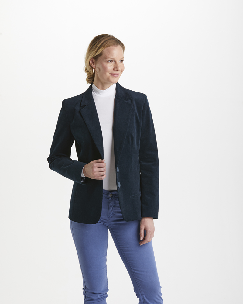 Blazer_marine_421151_Viola_vorn BLAZER AUS BAUMWOLLCORD