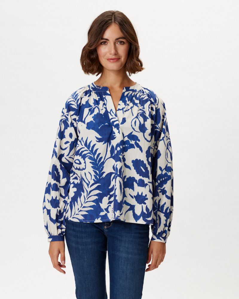 FLORALE TUNIKABLUSE VON BLUEBEERY