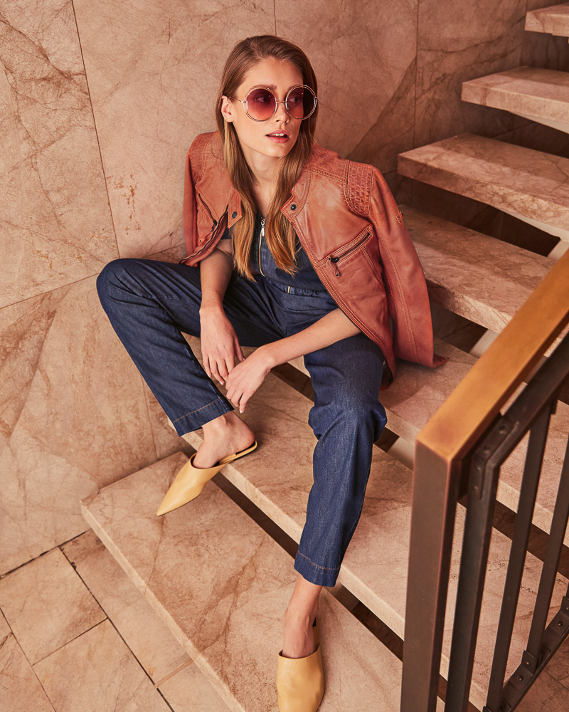 Bikerjacke_ziegel_412019-Jeans-Overall_stone_412047 BIKERJACKE AUS LAMMNAPPA