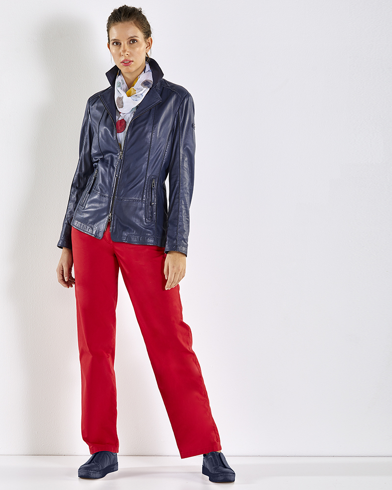 JACKE-blau-411094_HOSE-rot-1929-411134 LEDERJACKE AUS LAMMNAPPA