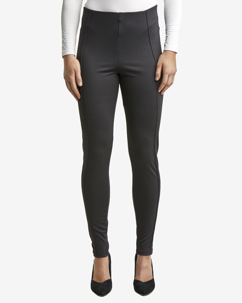 Legging_schwarz_421036_Nirwana_vorn MODERNE SPORT-LEGGING