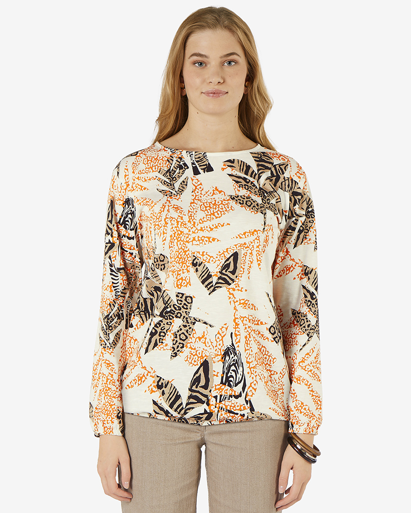Shirt_gemustert_411078_Jane LEGERES BLUSENSHIRT