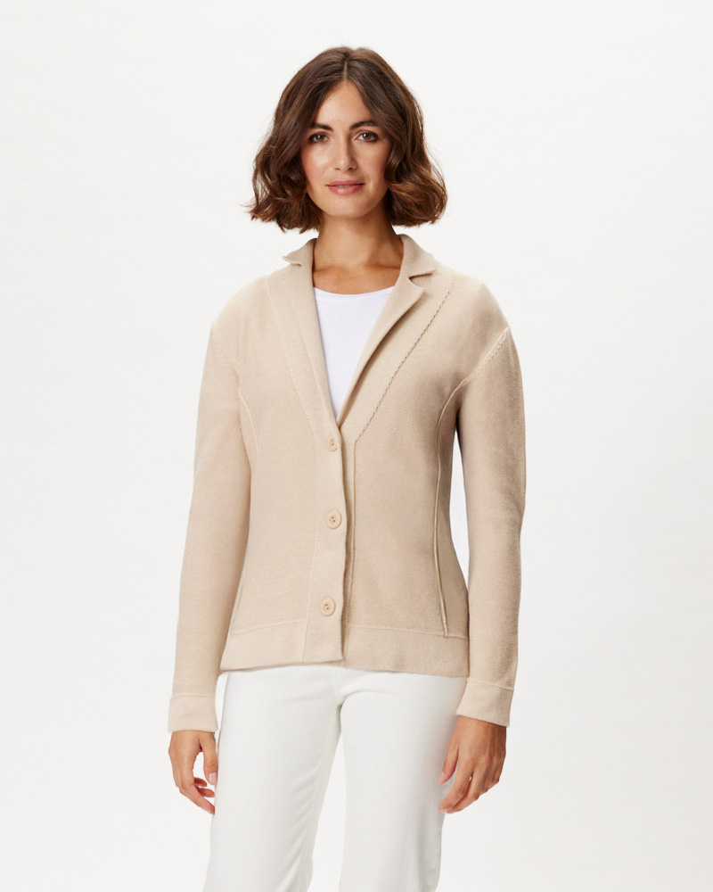 STRICKBLAZER IN ZWEI FARBEN