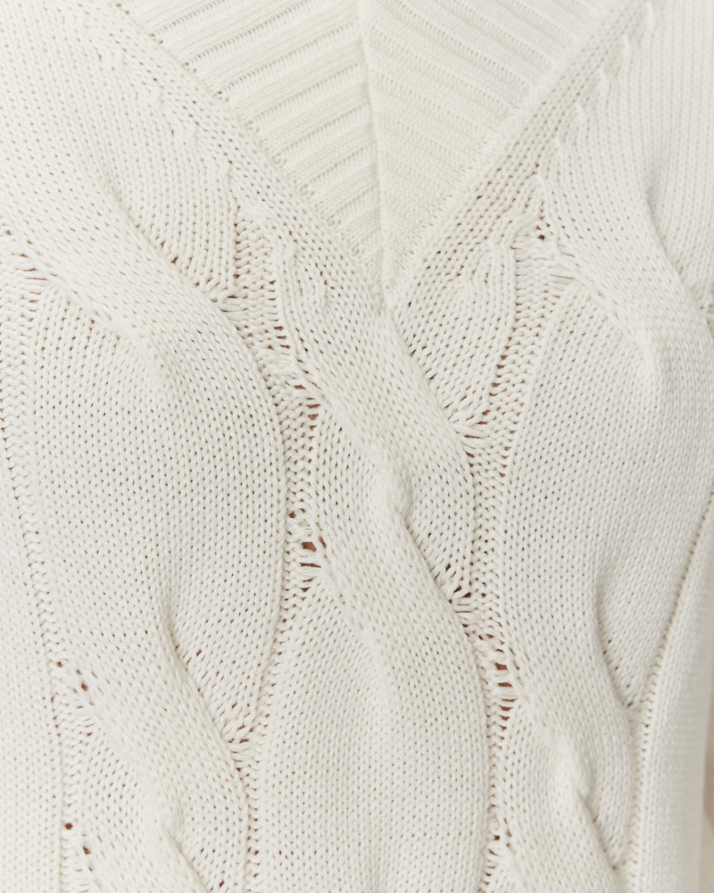 Zopfmuster-Pulli