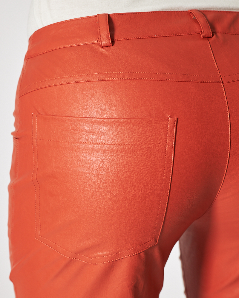 MODERNE HOSE N AUS VEGANEM LEDER MODERNE HOSE N AUS VEGANEM LEDER