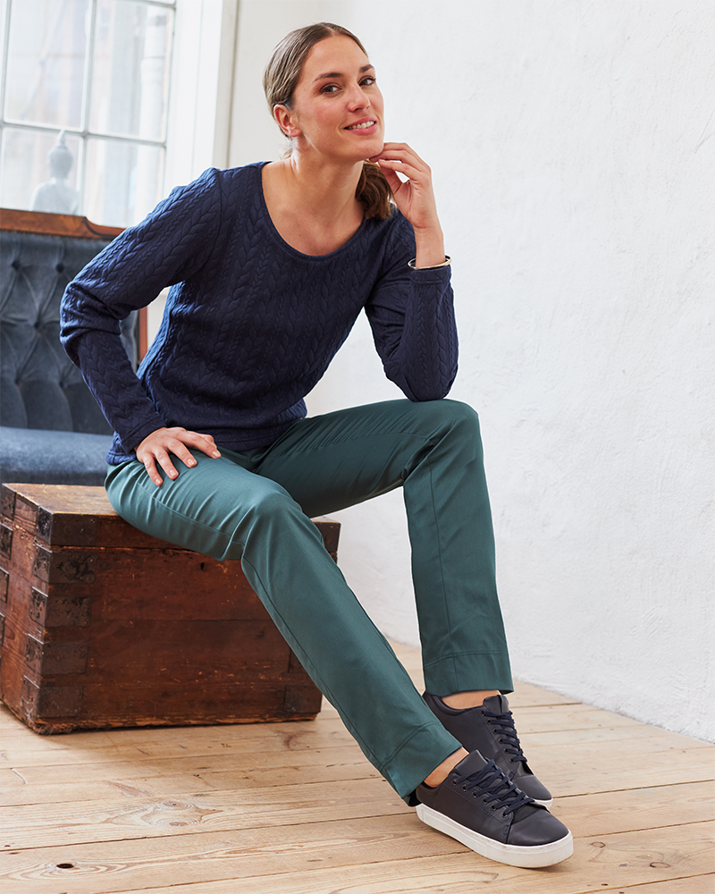 BEQUEME SCHLUPFHOSE IN 2 FARBEN BEQUEME SCHLUPFHOSE IN 2 FARBEN