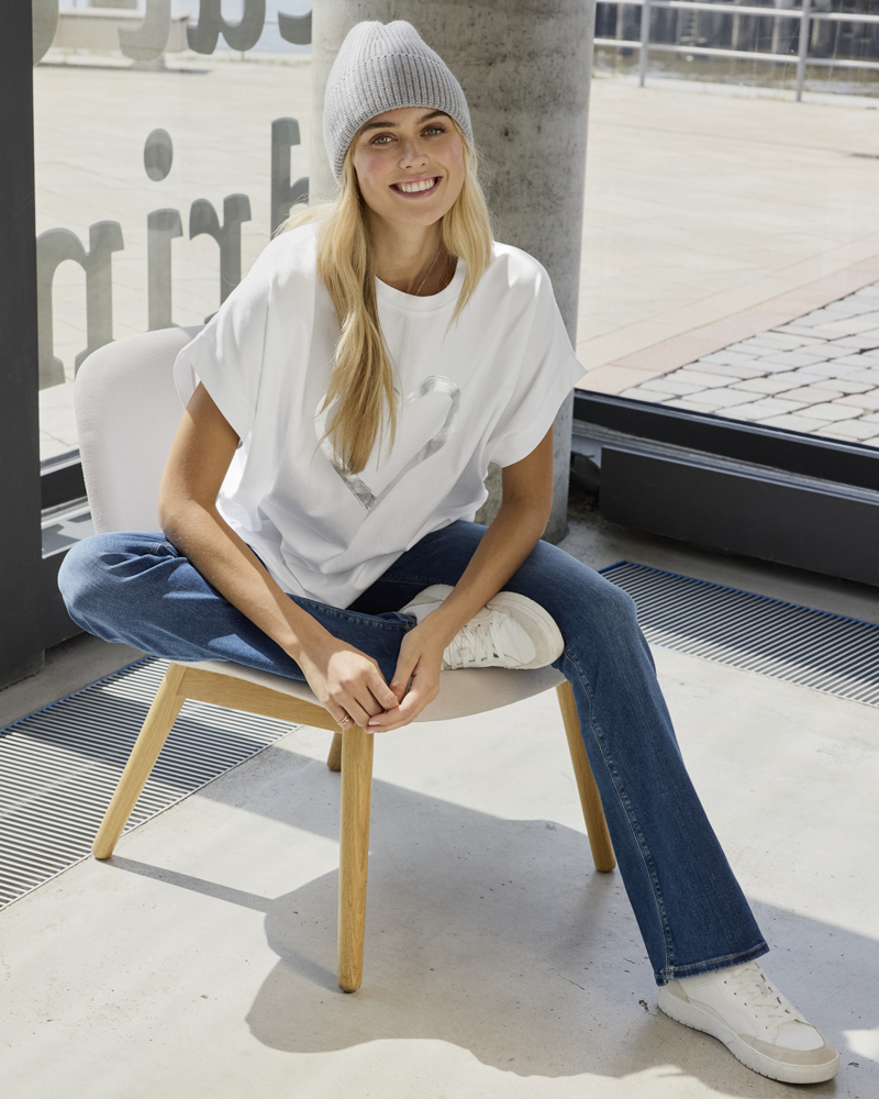 OVERSIZED-SHIRT MIT HERZ