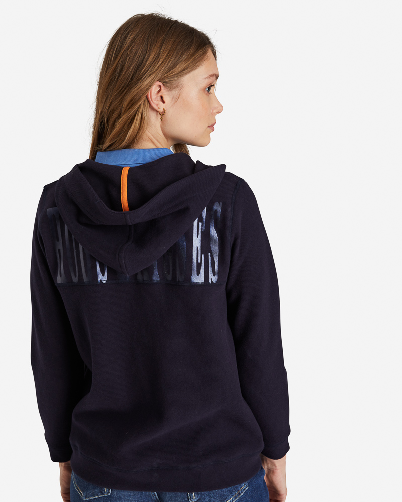 Sweatjacke_marine_hinten_412009_Karita SWEATJACKE IN RIPPOPTIK