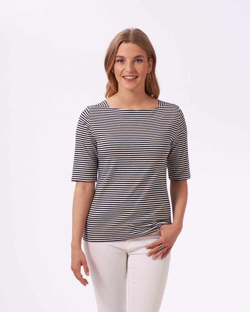 RINGELSHIRT AUS JERSEY RINGELSHIRT AUS JERSEY