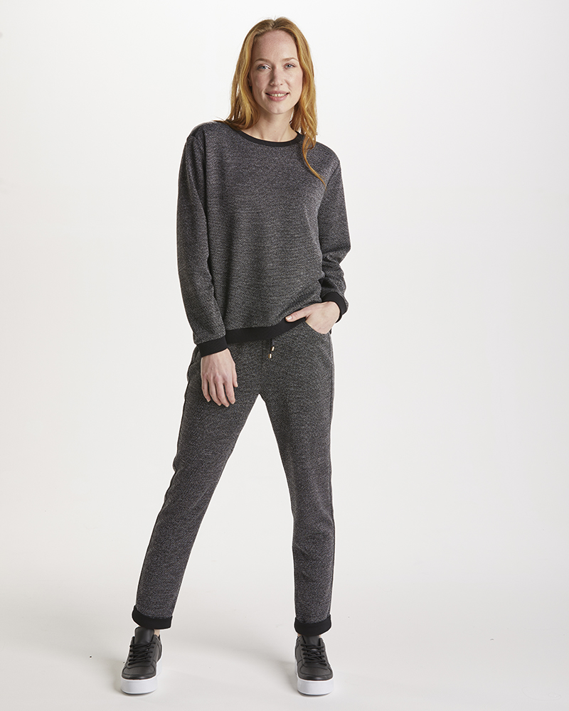 Sweatshirt_anthrazit_421134_Olivia-Sweathose_anthrazit_421135_Kairo_vorn LEGERE JOGGPANT L VON SUNA