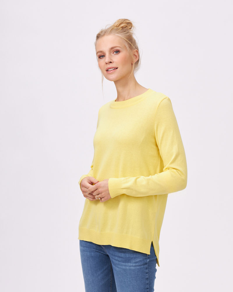 BASIC-PULLI MIT RUNDHALS