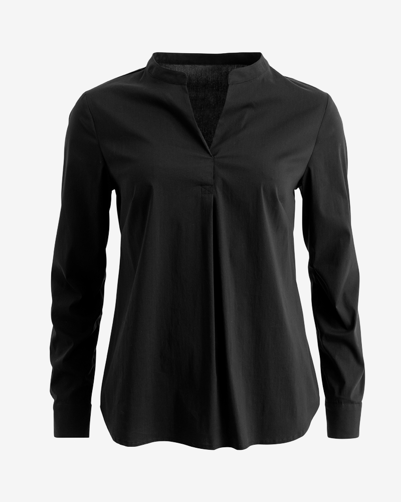 Blusenshirt_schwarz_422036_Agnes LEGERE TUNIKABLUSE