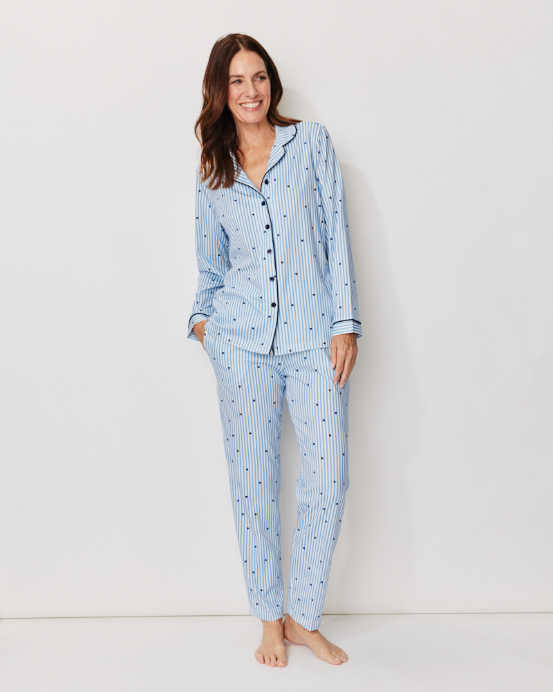 Gemusterter Pyjama N