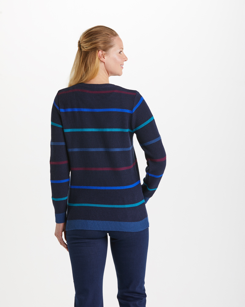 Pulli_blau_gestreift_421032_Nicky_hinten PULLI MIT STREIFEN