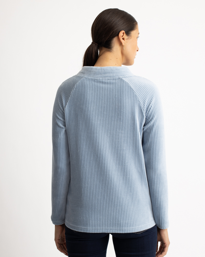 Sweat_hellblau_422015_Fee_hinten CORD-SWEATSHIRT