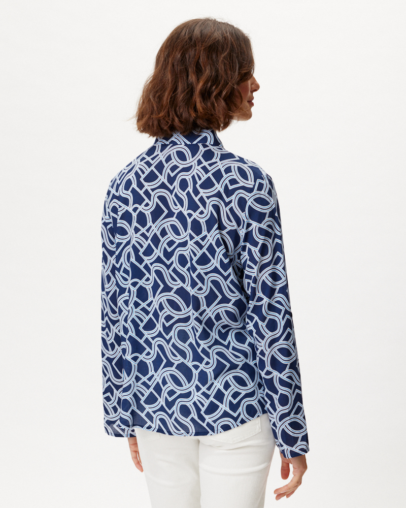 GRAFISCHE HEMDBLUSE