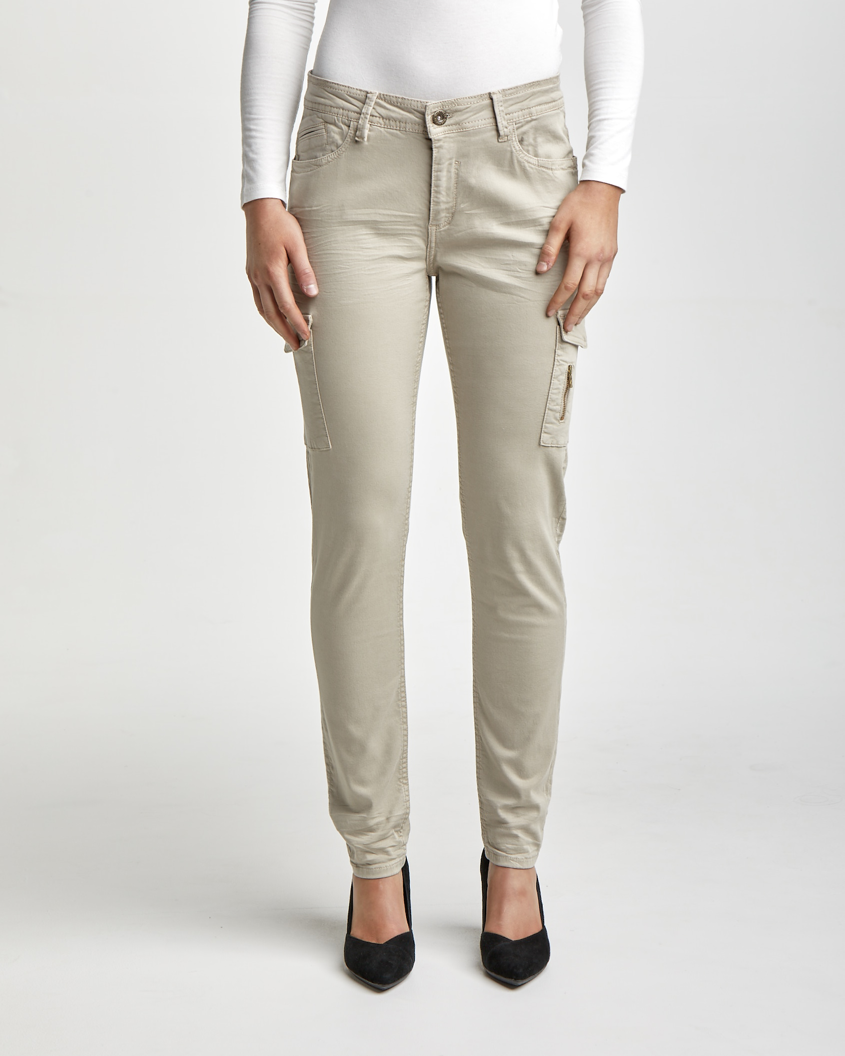 Cargohose_sand_421004_Balu_vorn CARGOJEANS N