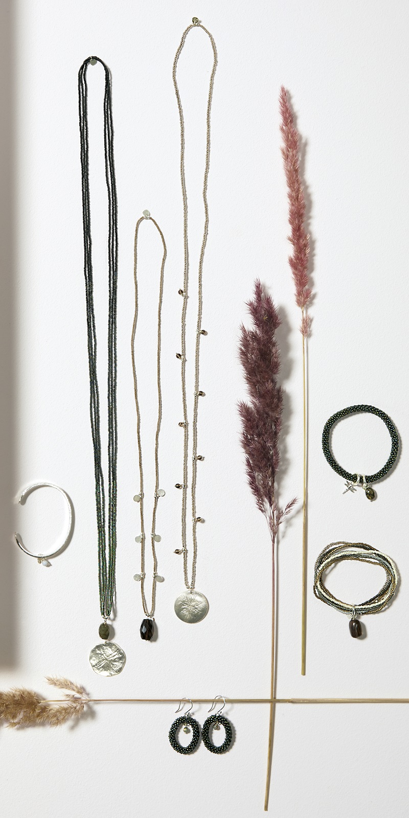 Schmuck_Kette_Ohrringe_Armband_001151_001155_001156_001157_001154_001153_001152 HALSKETTE MIT RAUCHQUARZ
