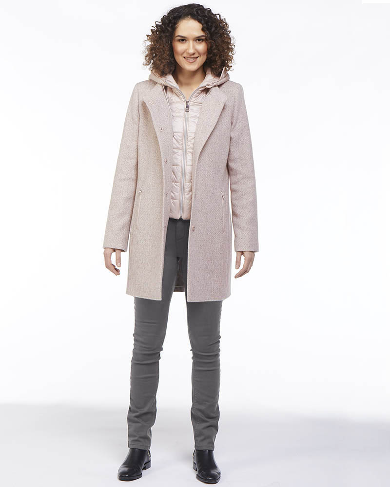 405021_531_50157hcpvnget5Tr5Z WOLLJACKE MIT STEPPEINSATZ