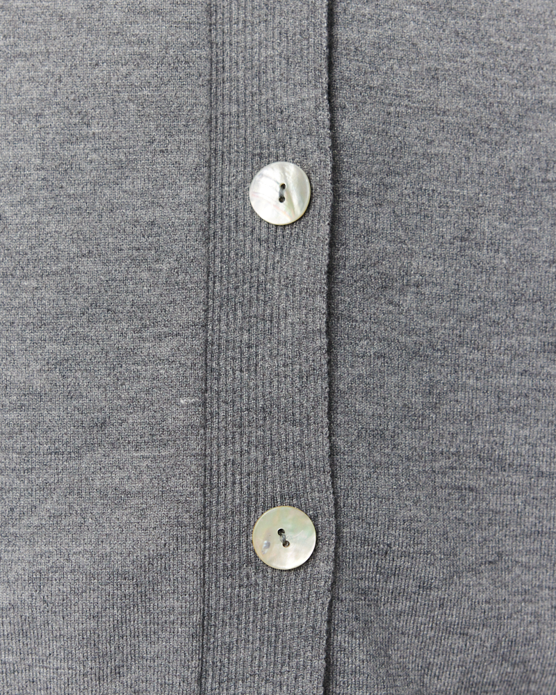 Basic-Strickjacke