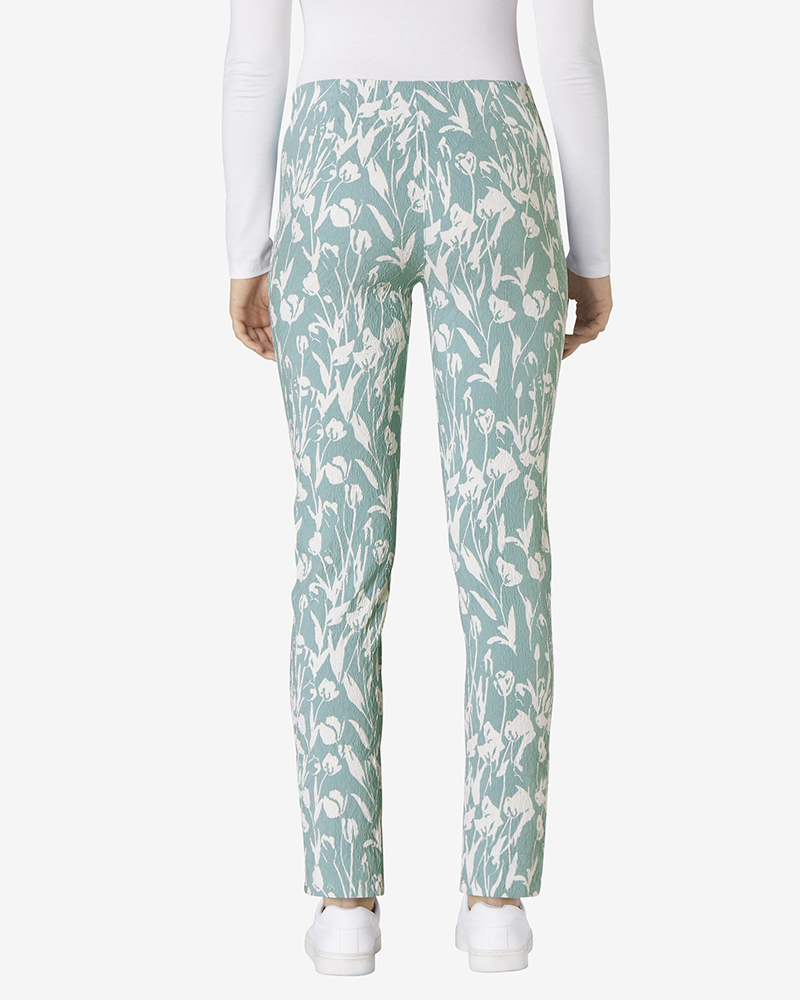 Hose-mint_gemustert_411036_Elvita_37987 SUPERSTRETCH-SCHLUPFHOSE L