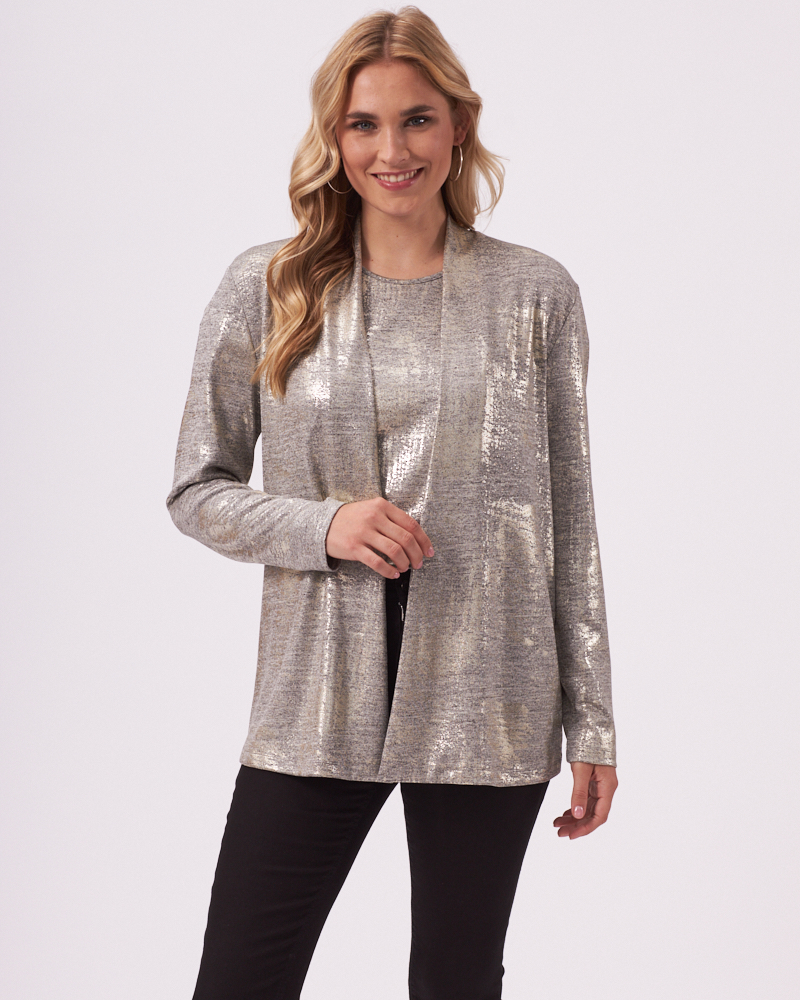 GLÄNZENDE SHIRTJACKE GLÄNZENDE SHIRTJACKE